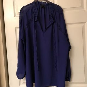 Worthington Woman 3x gorgeous sheer blouse.